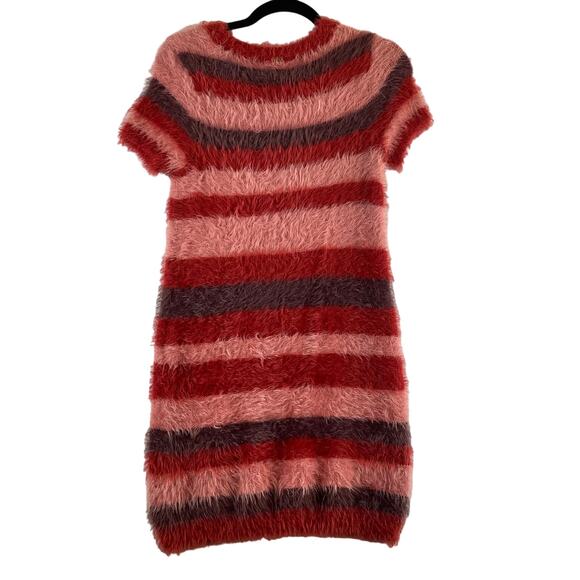Knitz For Love & Lemons Revolve Fleetwood Sweater Dress in Burgundy Stripe SZ M - Picture 5 of 10